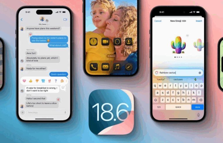 iOS 18.6 Kullanıma Sunuldu: Apple’dan Avrupa’ya Özel Sürpriz!