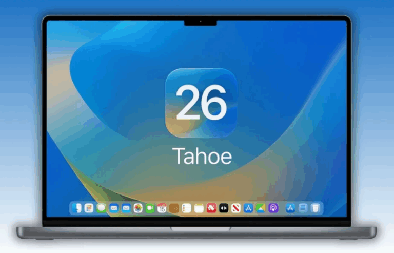Apple MacOS 26 Tahoe Yayınlandı: Liquid Glass, Spotlight Yenilenmesi ve Apple Intelligence ile Neler Değişiyor