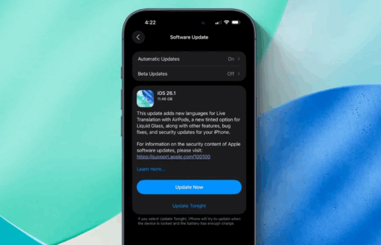 iOS 26.1 Güncellemesi Yayında: Apple Intelligence Artık Türkçe!