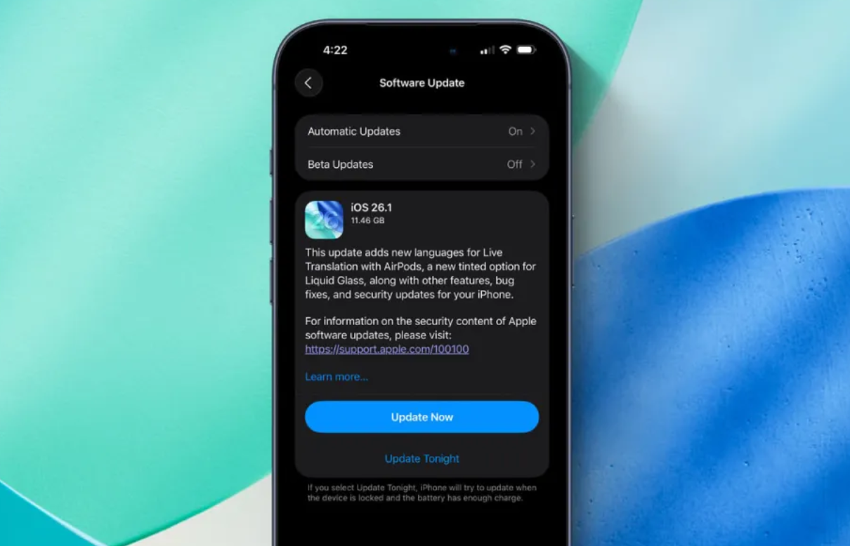 iOS 26.1 Güncellemesi Yayında: Apple Intelligence Artık Türkçe!