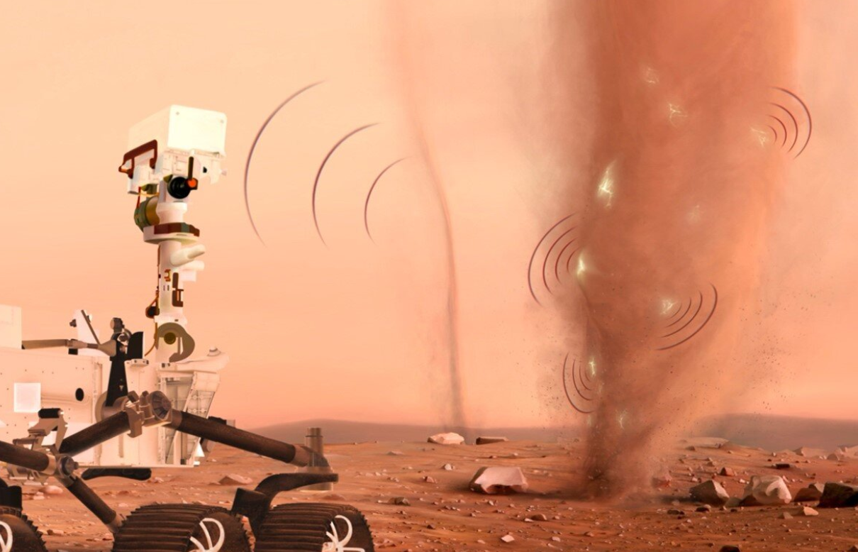 NASA’dan Tarihi Keşif: Mars Atmosferinde Şimşek Sesi Kaydedildi