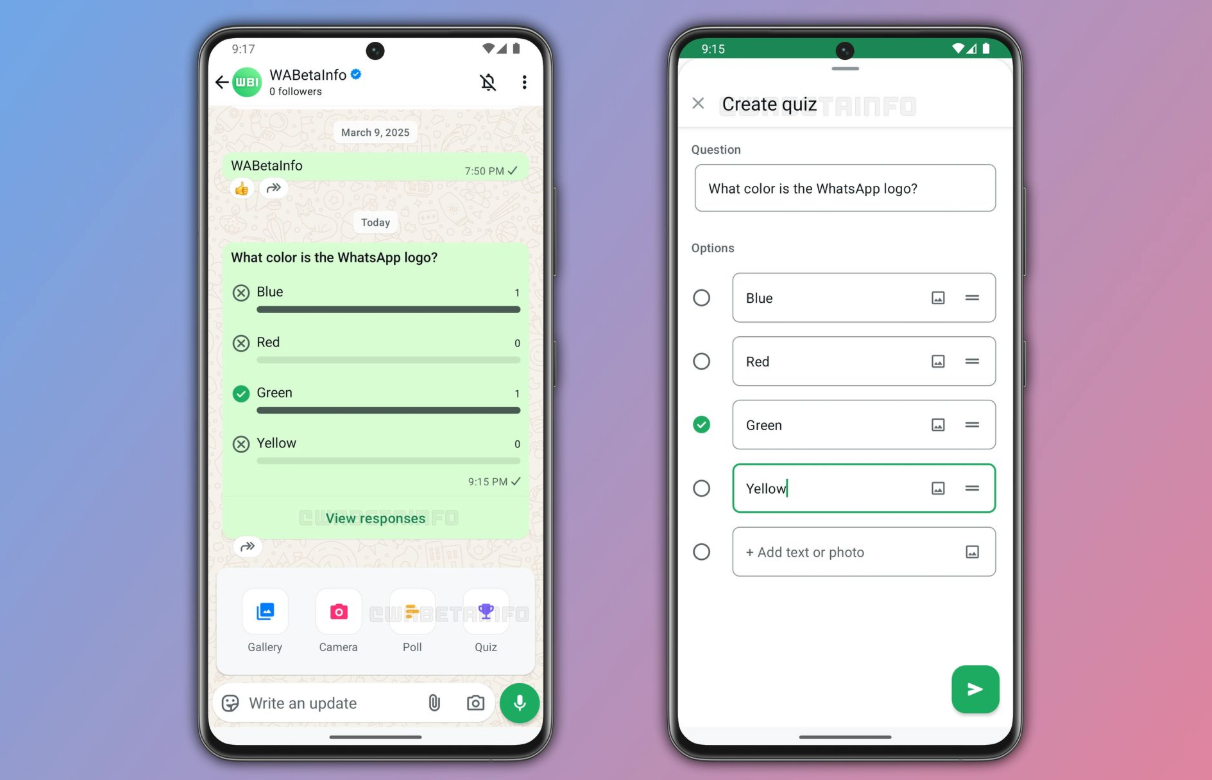 WhatsApp "Channel Quiz" Özelliğiyle Etkileşimi Artırıyor