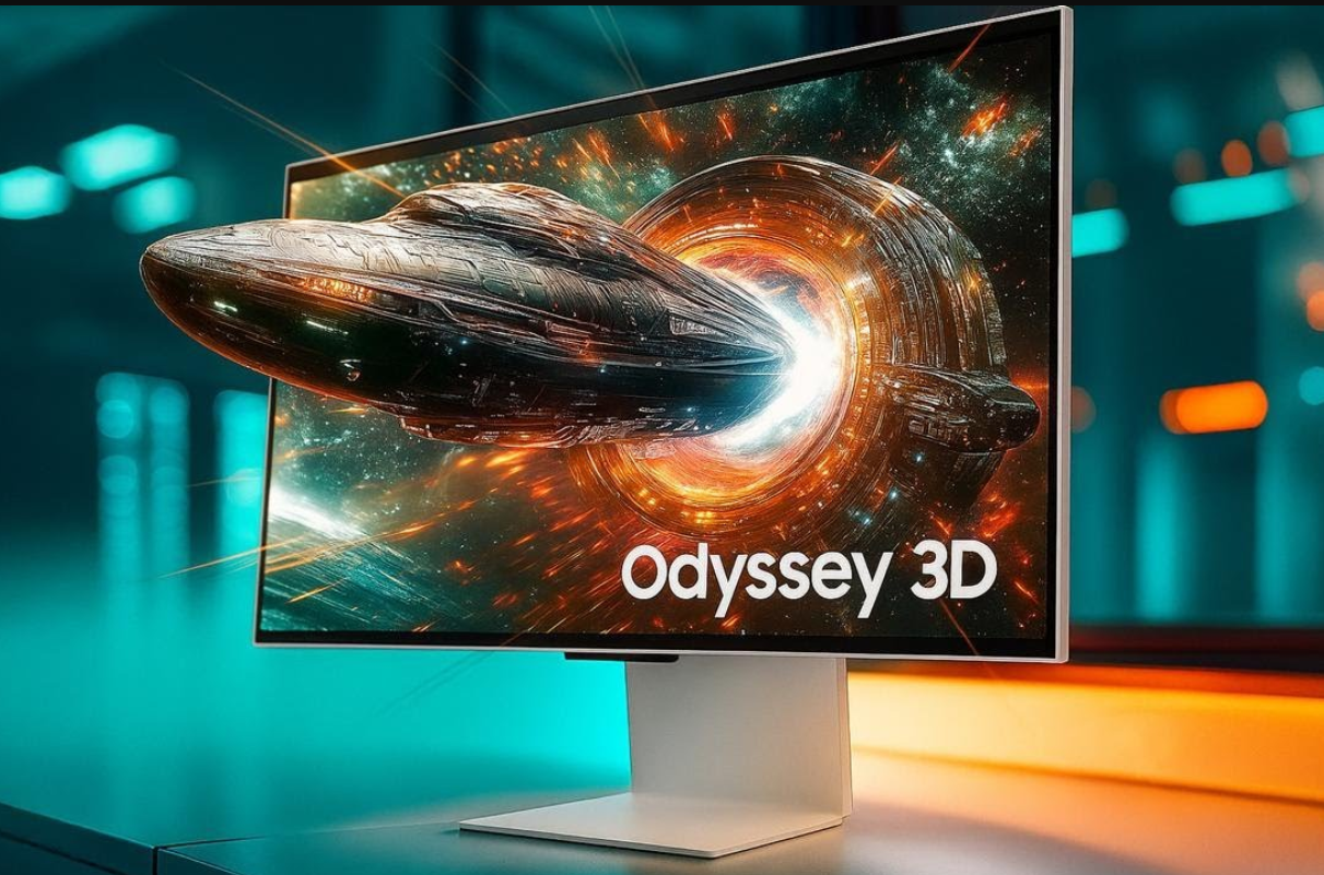 Samsung, Gözlüksüz 3D Destekli 6K Oyuncu Monitörünü Tanıttı