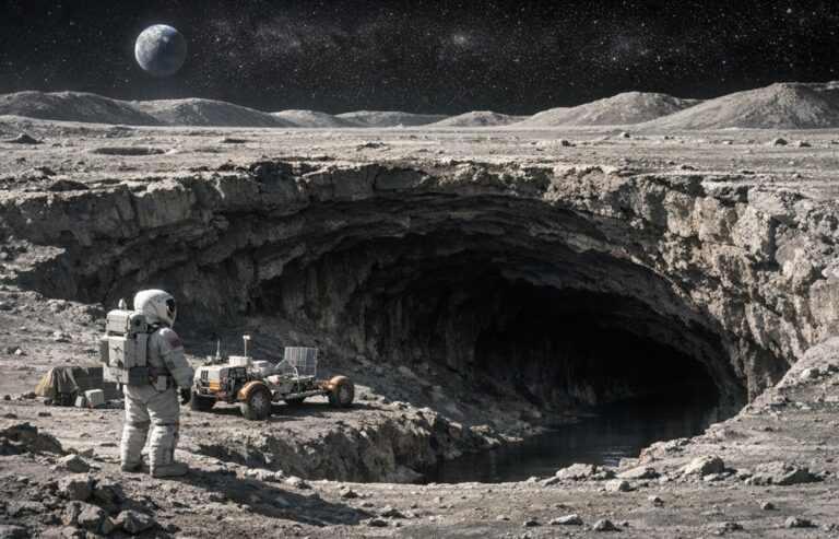 Ay’da Doğal Üs Potansiyeli: Mare Tranquillitatis’te 100 Metrelik Mağara