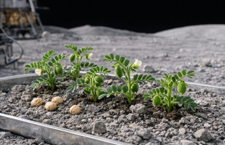 Ay’da Nohut Filizlendi! Ay’da Tarım Denemeleri ve İklim Bulguları