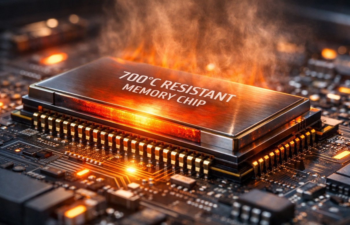 Aşırı Sıcaklıklara Dirençli Bellek Çipi, AI Sistemlerini Güçlendiriyor