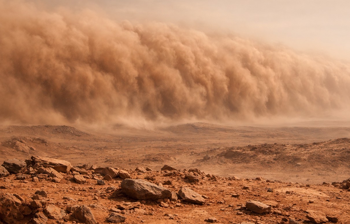 Mars’ta Elektriklenmiş Toz: Yeni Bulgular Atmosferi ve Yüzeyi Değiştiriyor