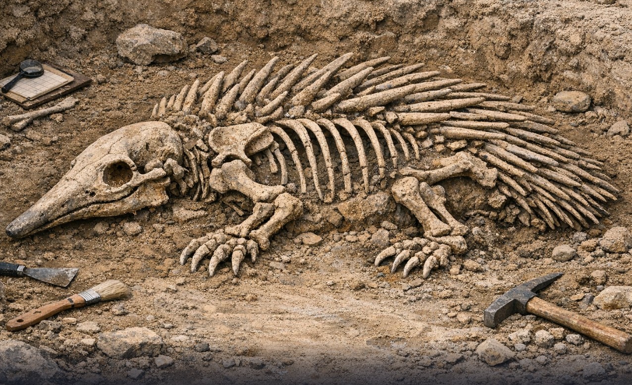 120 Yıllık Gizem Çözüldü: Dev Echidna Fosili Gün Yüzüne Çıktı