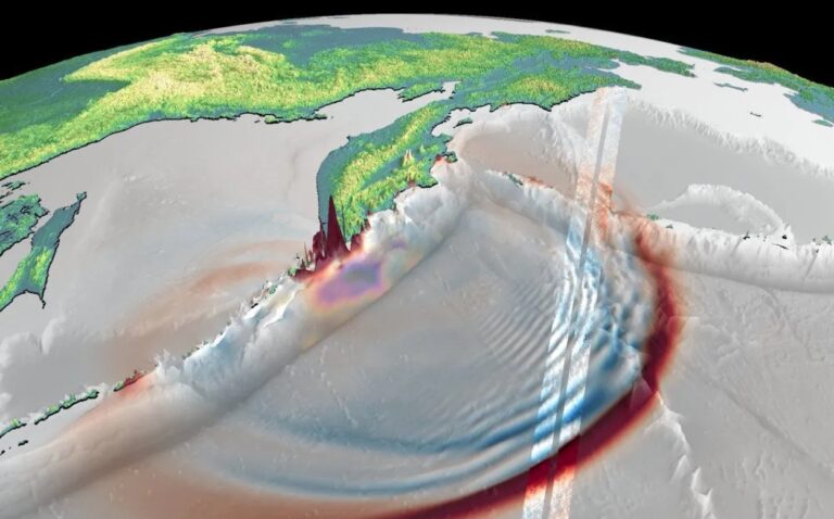 SWOT Uydusu İlk Kez Tsunamiyi Uzaydan Canlı İzledi