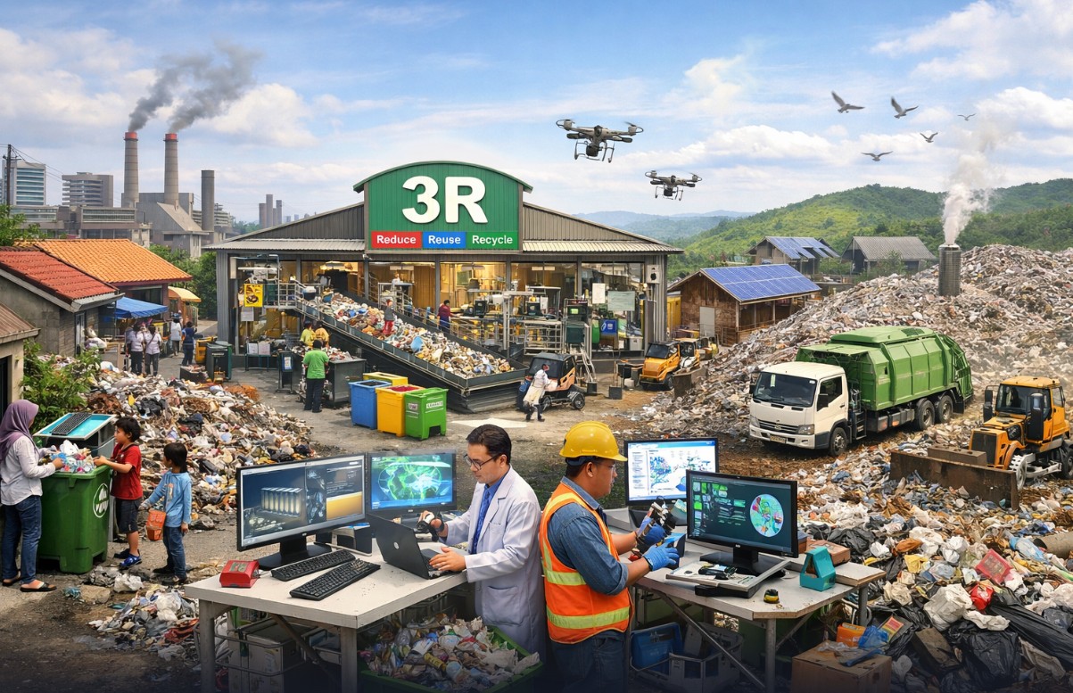 Endonezya’da Dijital Atık Yönetimi Dönemi Başlıyor