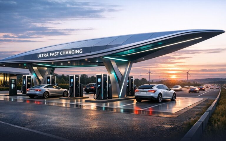 Otoyollarda Ultra Hızlı Şarj İstasyonları Geliyor