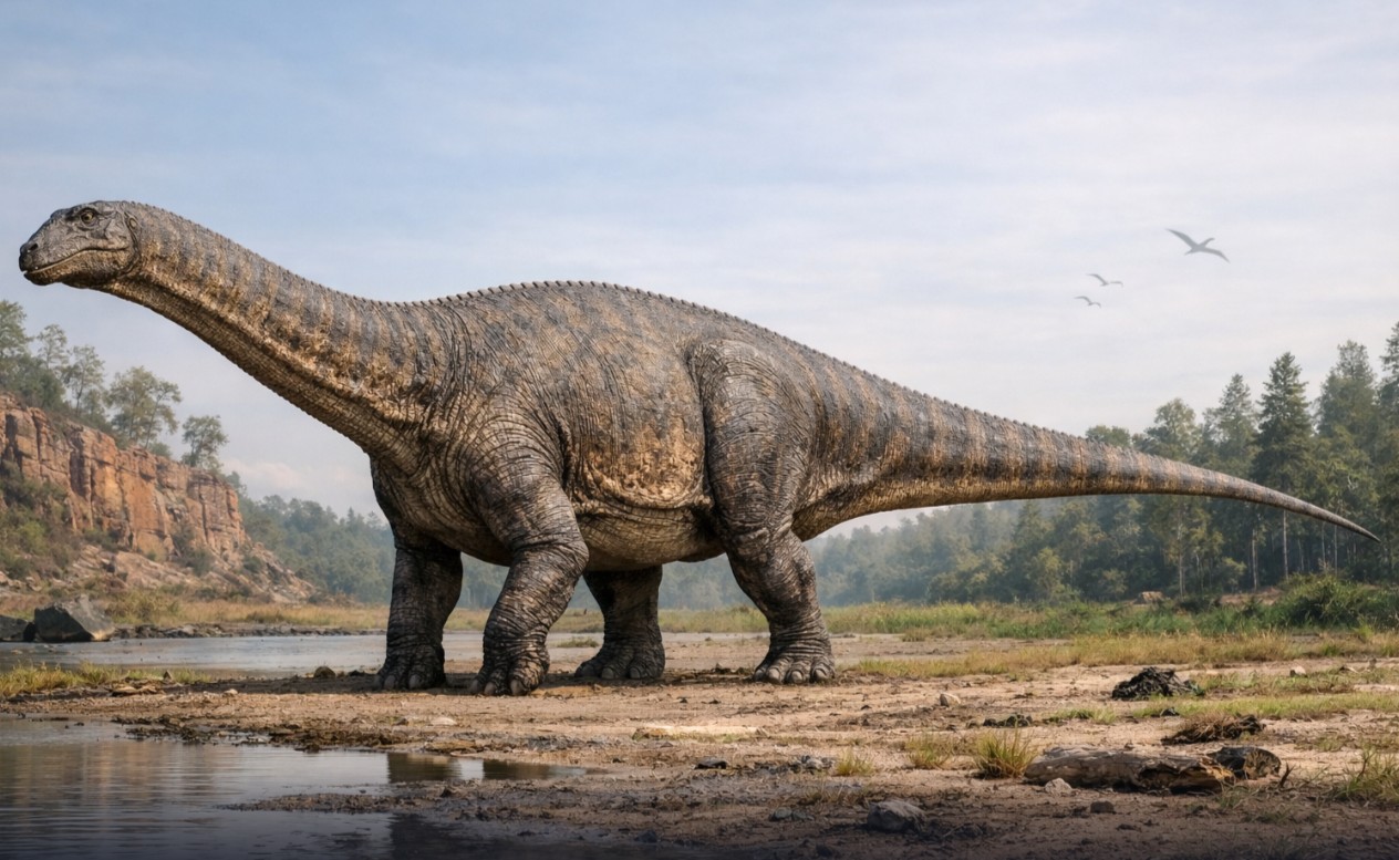 Tayland’da Keşfedilen Son Titan: 9 Filden Büyük Dinozor