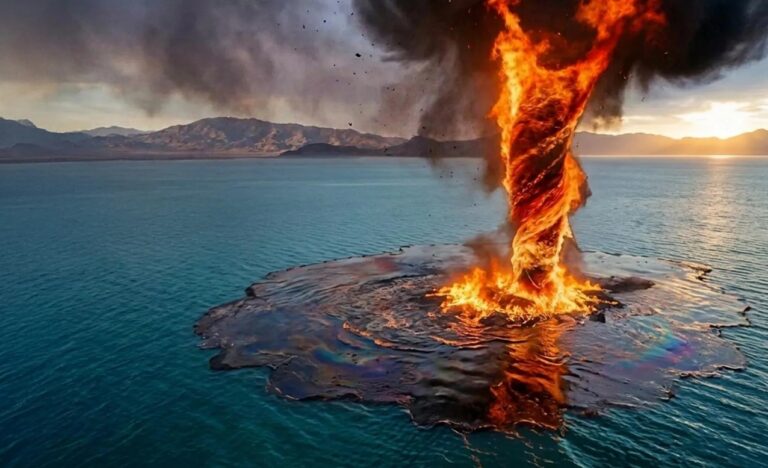 Devasa Yangın Hortumlarıyla Petrol Sızıntılarına Yeni Çözüm