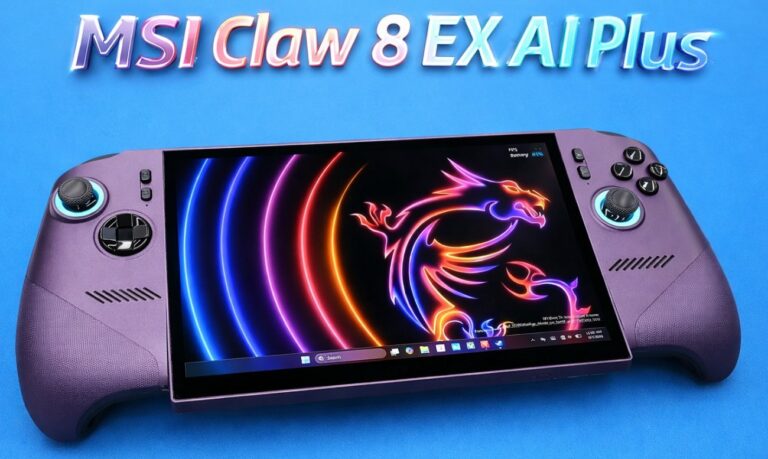 MSI Claw 8 EX: Yeni Nesil Taşınabilir Oyun Deneyimi
