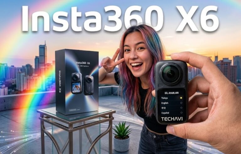 Insta360 X6: Yeni Nesil 360 Derece Kamera