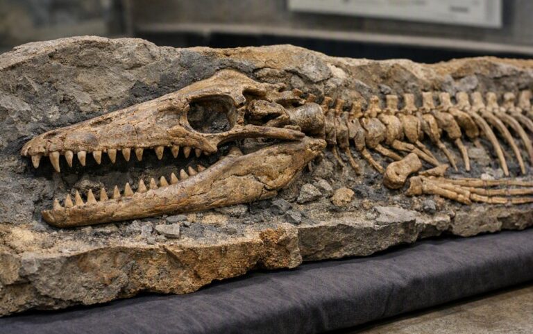30 Yıllık Müze Kayasında Gizlenen Mosasaur