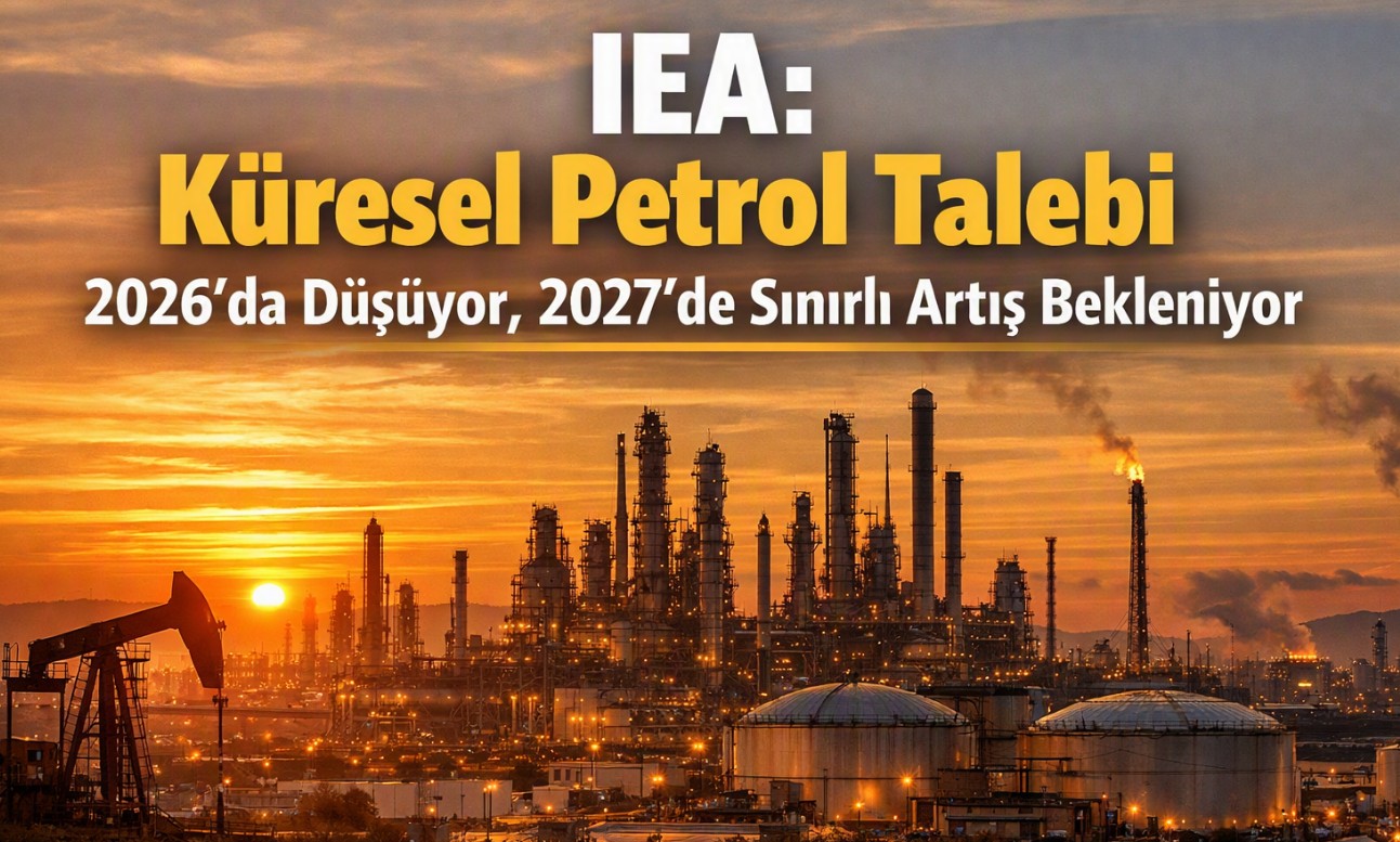 IEA: Küresel Petrol Talebi 2026’da Düşüyor, 2027’de Sınırlı Artış Bekleniyor