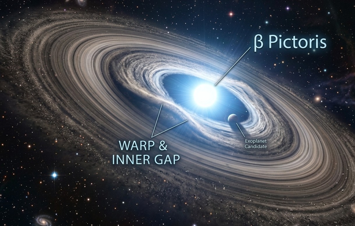 Dünya’dan Görülen En Zayıf Gezegen: β Pictoris d