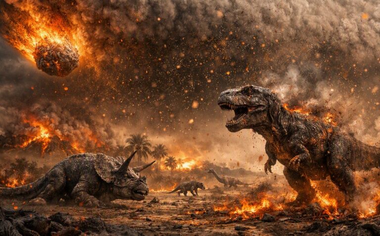 Asteroit Tozu Dinozorları Saatler İçinde Yok Etti mi?