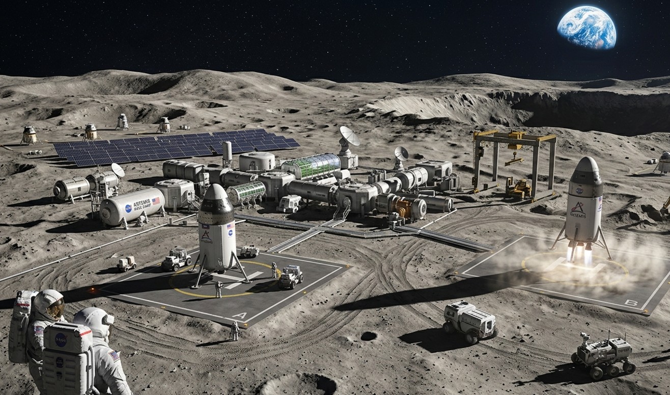 NASA’nın Ay Üssü Şekilleniyor: 20+ İniş Planı Yolda