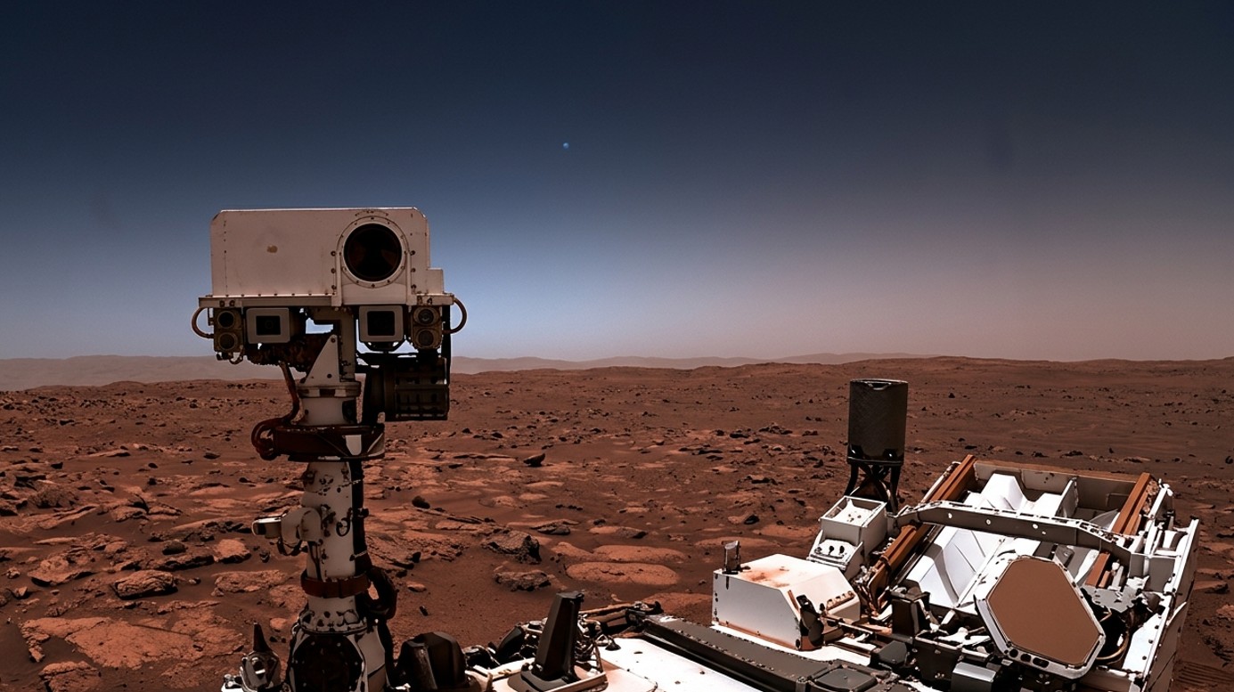 Mars’tan Dünya’nın Kayboluşu: Perseverance’ın Çarpıcı Görüntüsü
