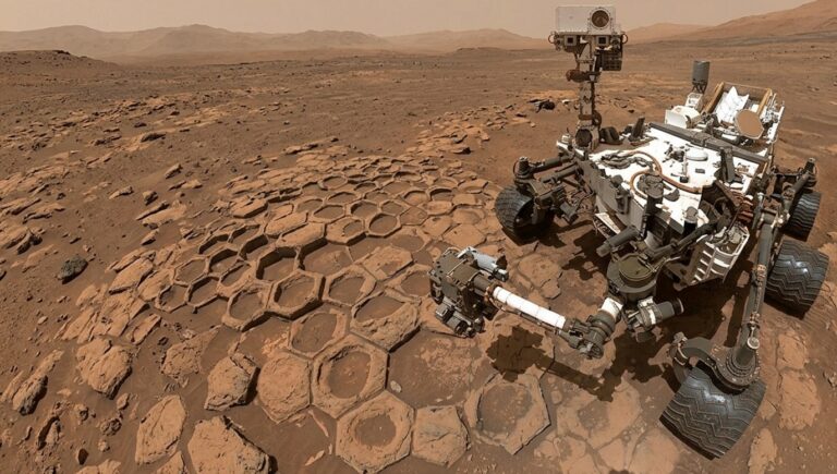 Curiosity’nin Şaşırtıcı Keşfi: Mars’ta Gizemli Bal Peteği Manzarası