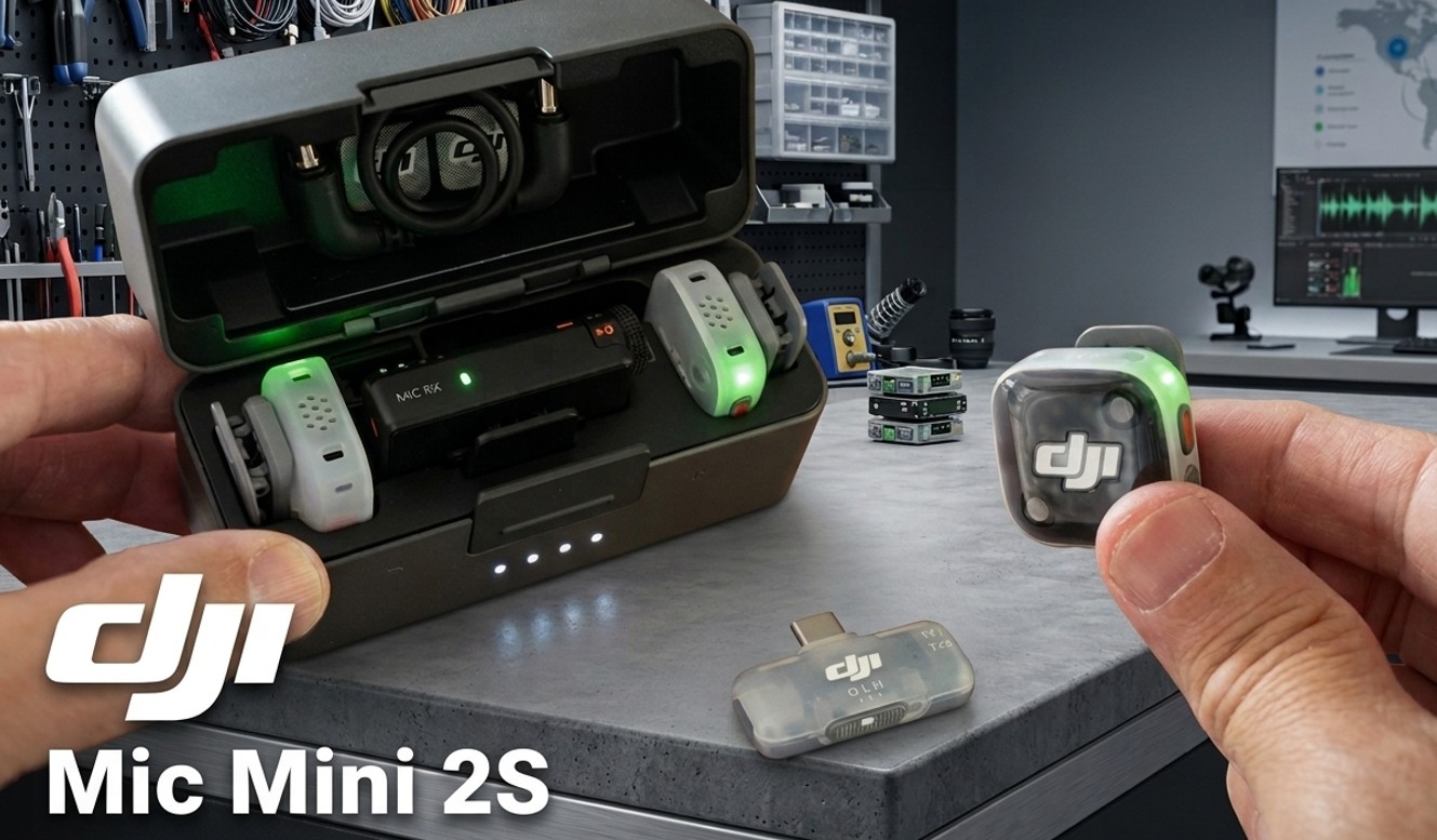 DJI Mic Mini 2S: Vlog ve Röportajlar İçin Taşınabilir Mikrofon