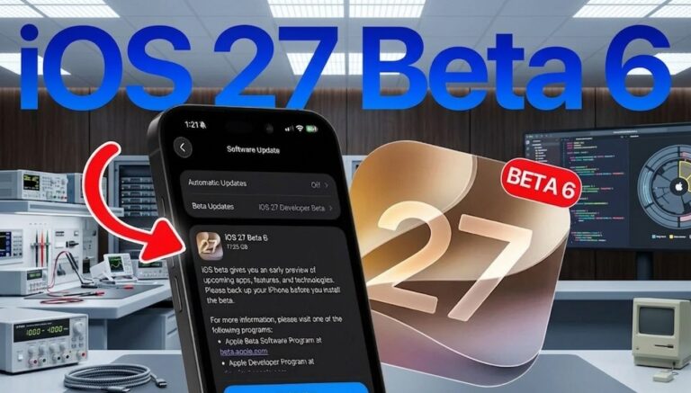 iOS 27 Beta 6: Apple’dan Haftalık Güncellemeler ve Yeni Özellikler