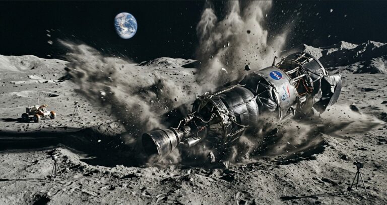 SpaceX Roketi Ay’a Çarptı: NASA Krateri Ortaya Çıkardı