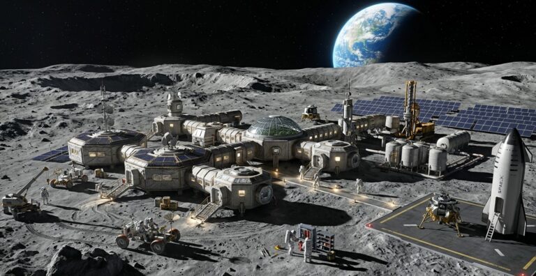 NASA Ay’da Kalıcı Üs Kuruyor: İlk Parçalar Birleşti
