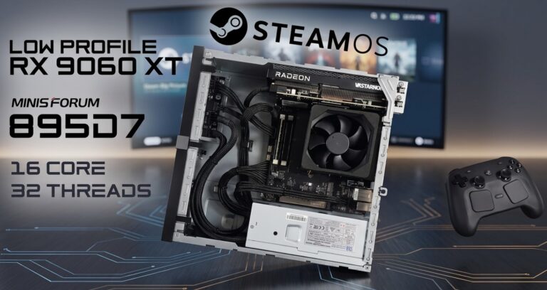 SteamOS ile Minisforum 895D7: Küçük Form Faktörde Büyük Güç