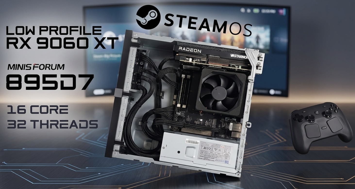 SteamOS ile Minisforum 895D7: Küçük Form Faktörde Büyük Güç