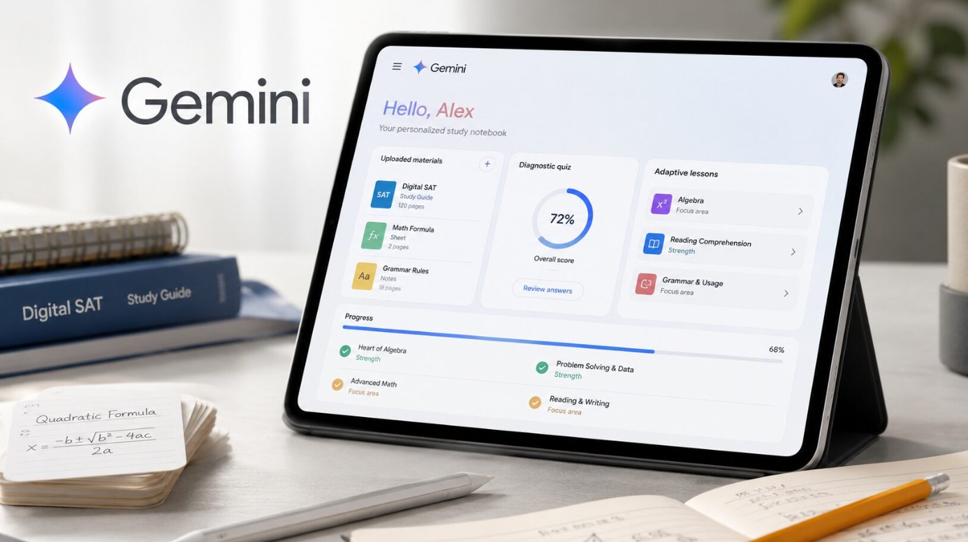 Google, Ücretsiz Yapay Zeka Dersleri İçin Gemini Çalışma Defterlerini Başlattı
