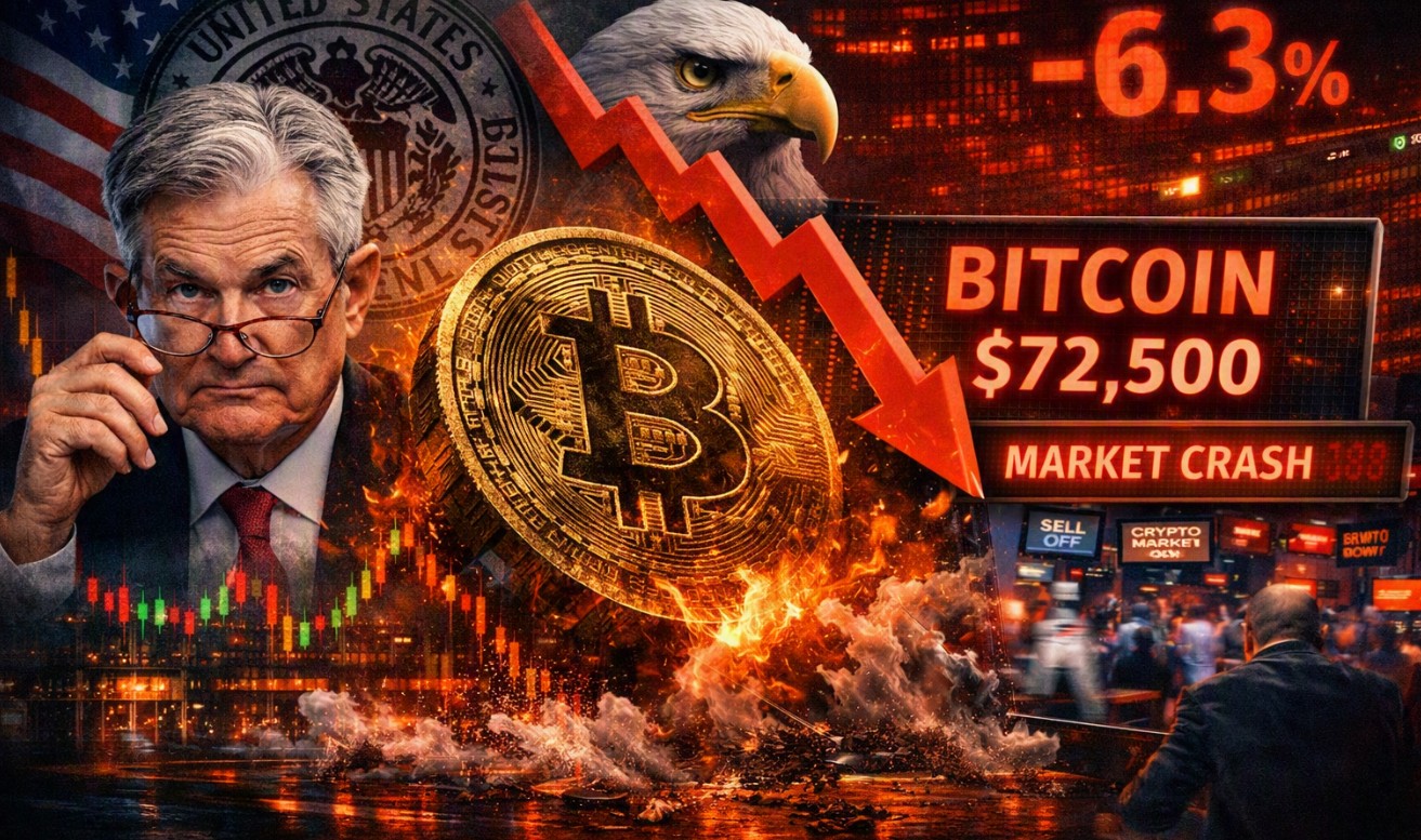Fed’in Şahin Tutumu Kriptoyu Salladı, Bitcoin Kısa Süreli Geriledi