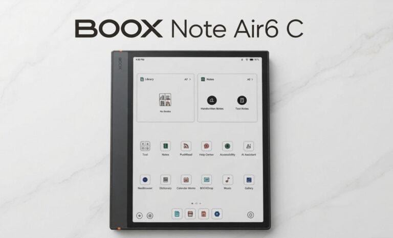 BOOX Note Air 6C: Renkli E-Ink Tabletlerde Yeni Nesil Performans