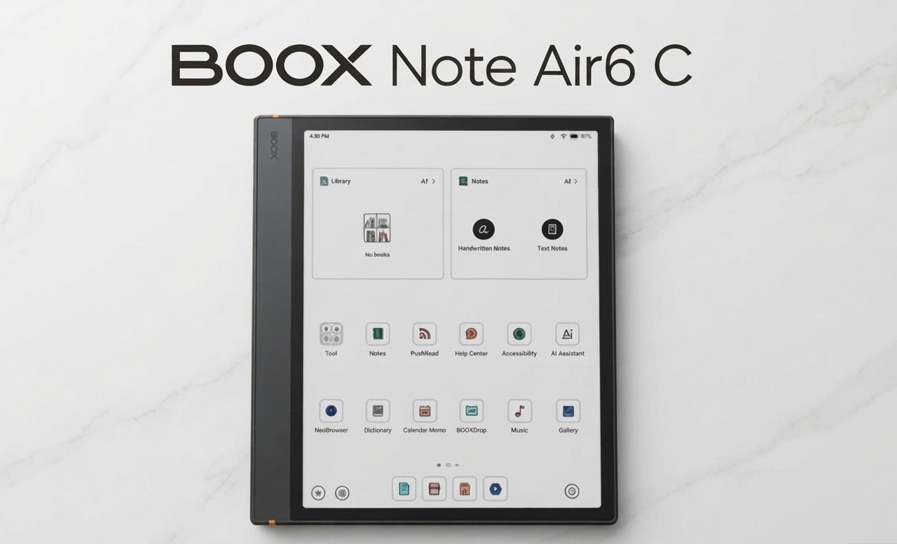 BOOX Note Air 6C: Renkli E-Ink Tabletlerde Yeni Nesil Performans