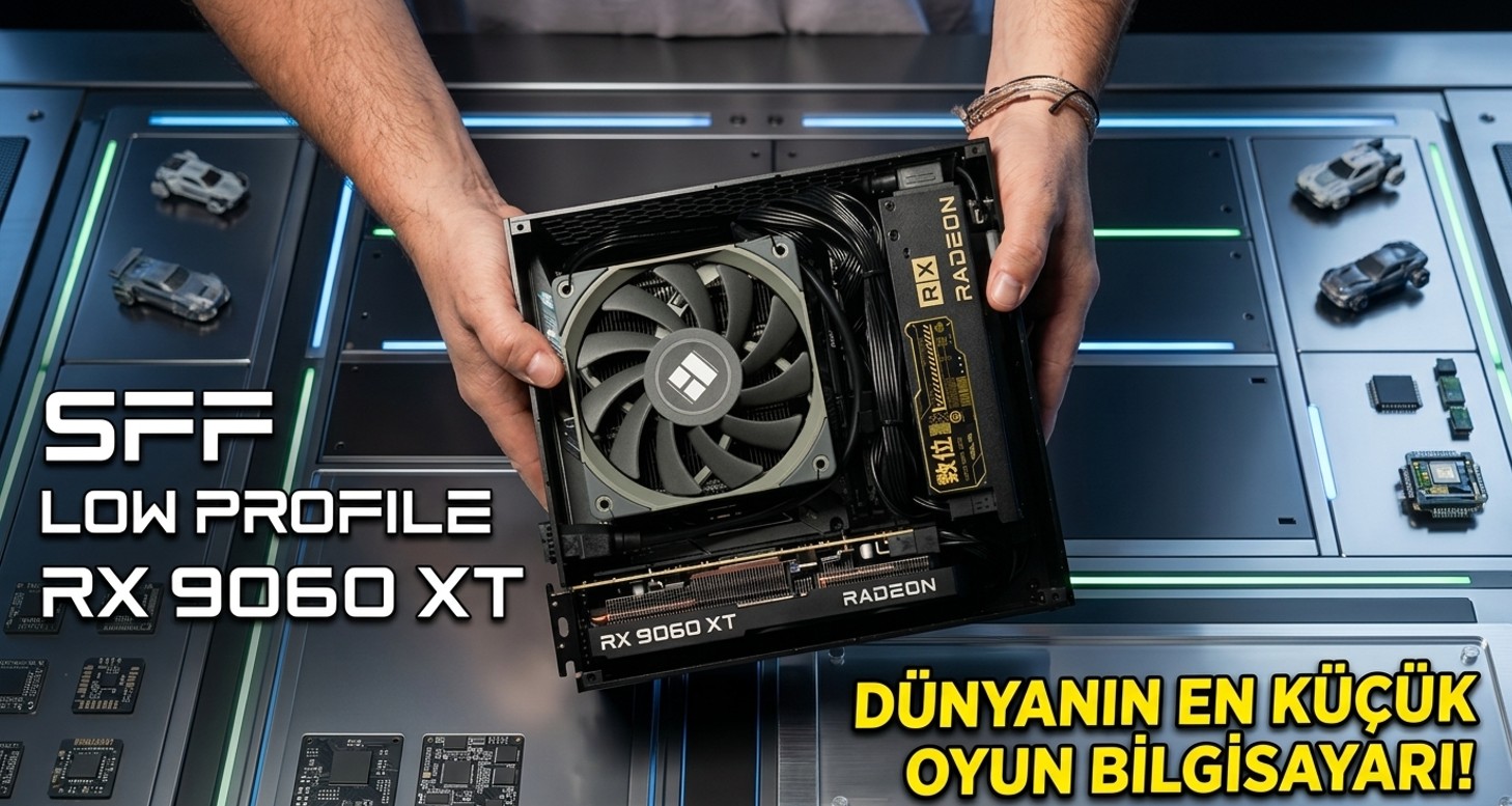 Dünyanın En Küçük RX 9060 XT Oyun Bilgisayarı: 4.6 Litre’lik Güç