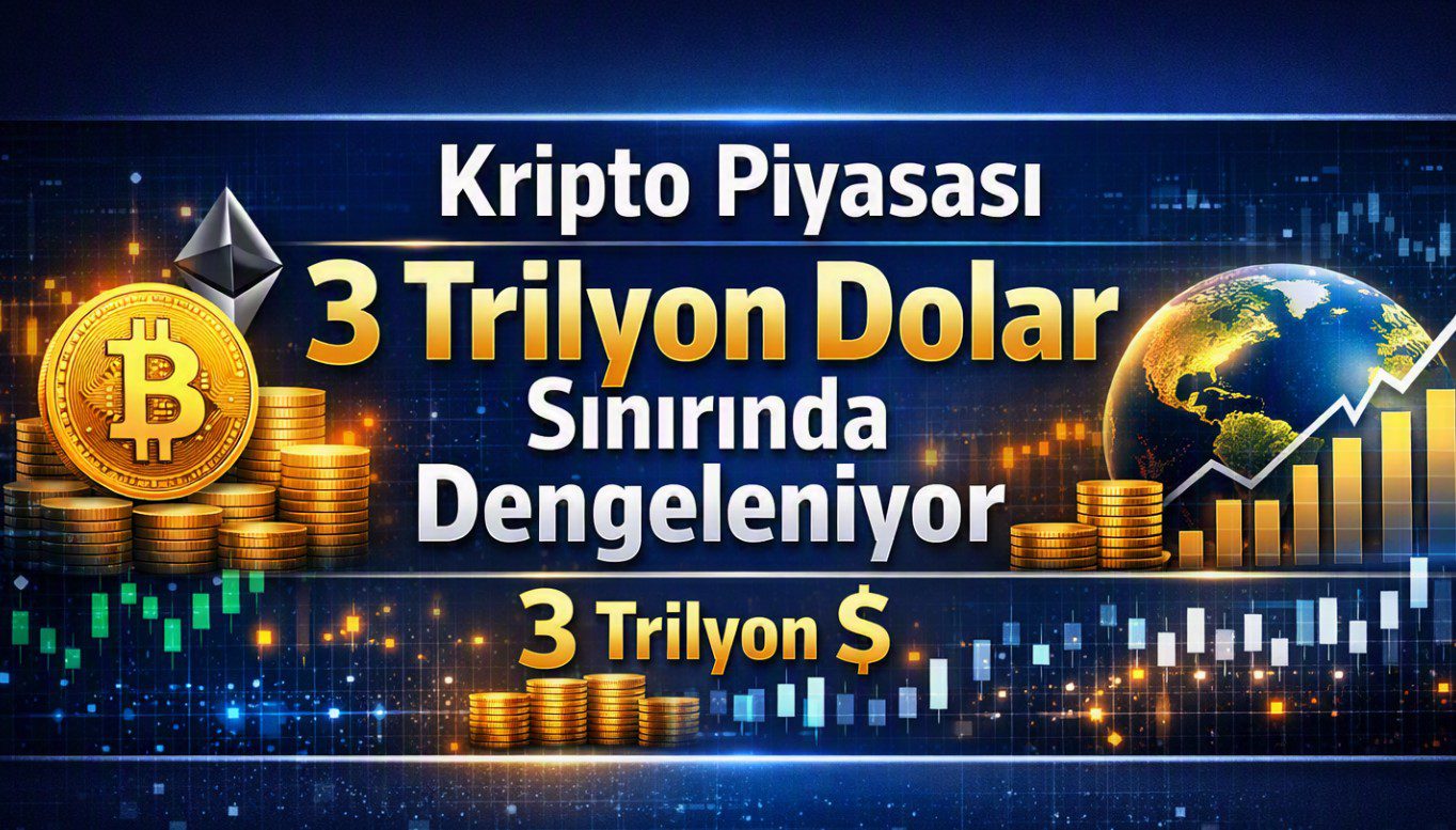Kripto Piyasası 3 Trilyon Dolar Sınırında Dengeleniyor