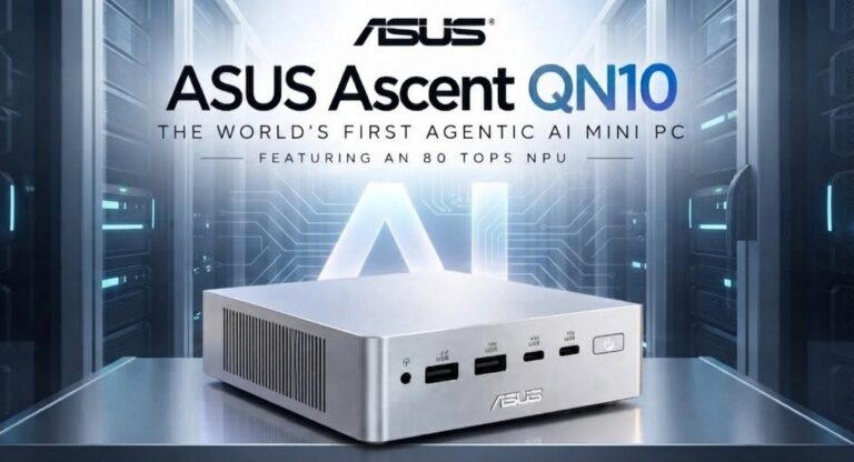 ASUS Ascent QN10: Dünyanın İlk Agentic AI Mini PC’si