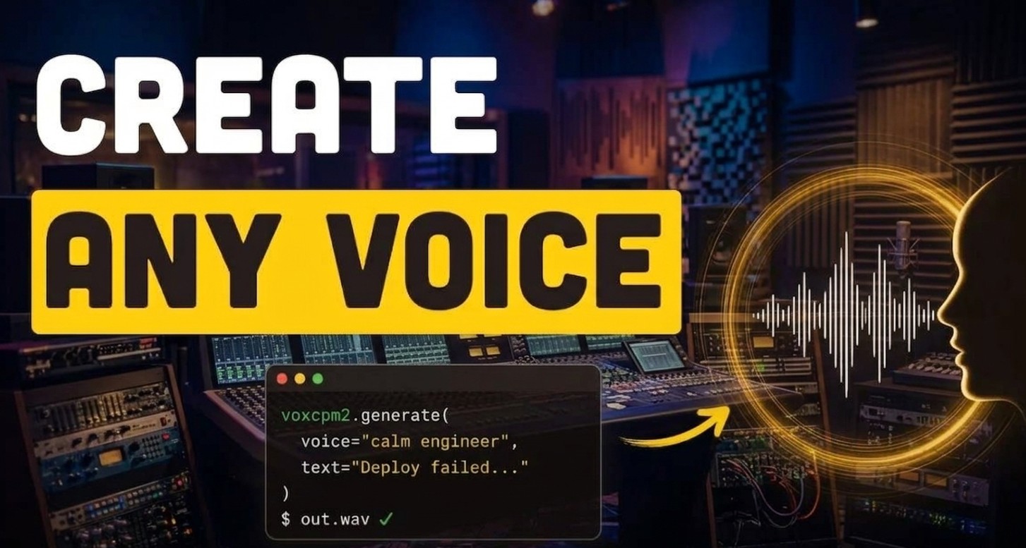 VoxCPM2: Yerel Ses Klonlama İçin 8GB VRAM Yeterli