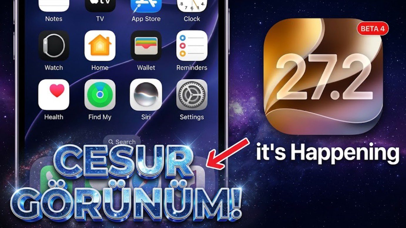 iOS 27.2 Beta 4 Yayınlandı: iPhone’lara Cesur Tasarım Değişiklikleri Geliyor