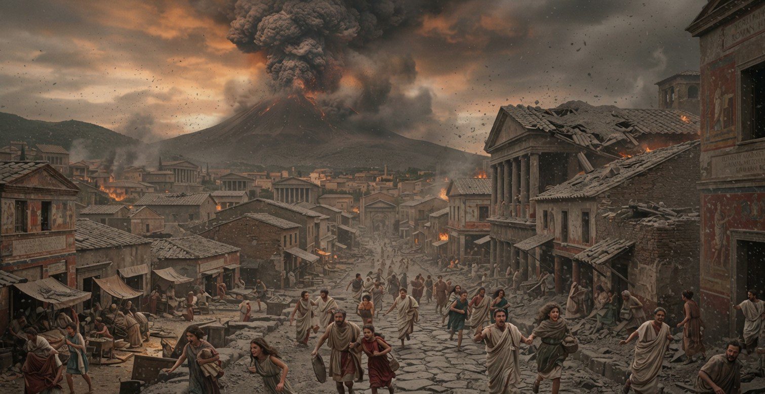 Pompeii'nin Külleri Bilimin Zaman Çizelgesini Yeniden Yazıyor