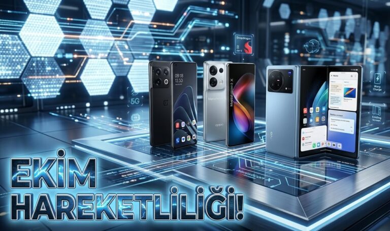 Akıllı Telefon Pazarında Ekim Hareketliliği: Dev Bataryalar, 200 MP Kameralar ve Katlanabilir Modeller Yarışıyor