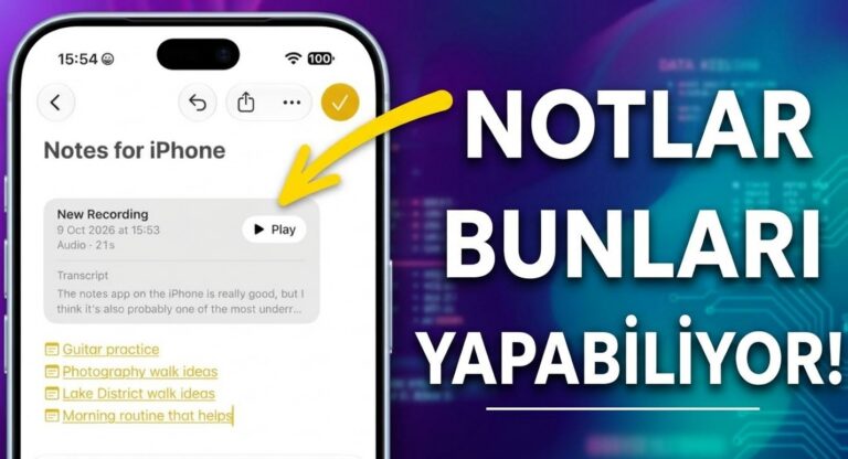 Apple Notes'un Bilinmeyen Gücü Ortaya Çıktı: İşte Verimliliği Artıran 8 Gizli Özellik