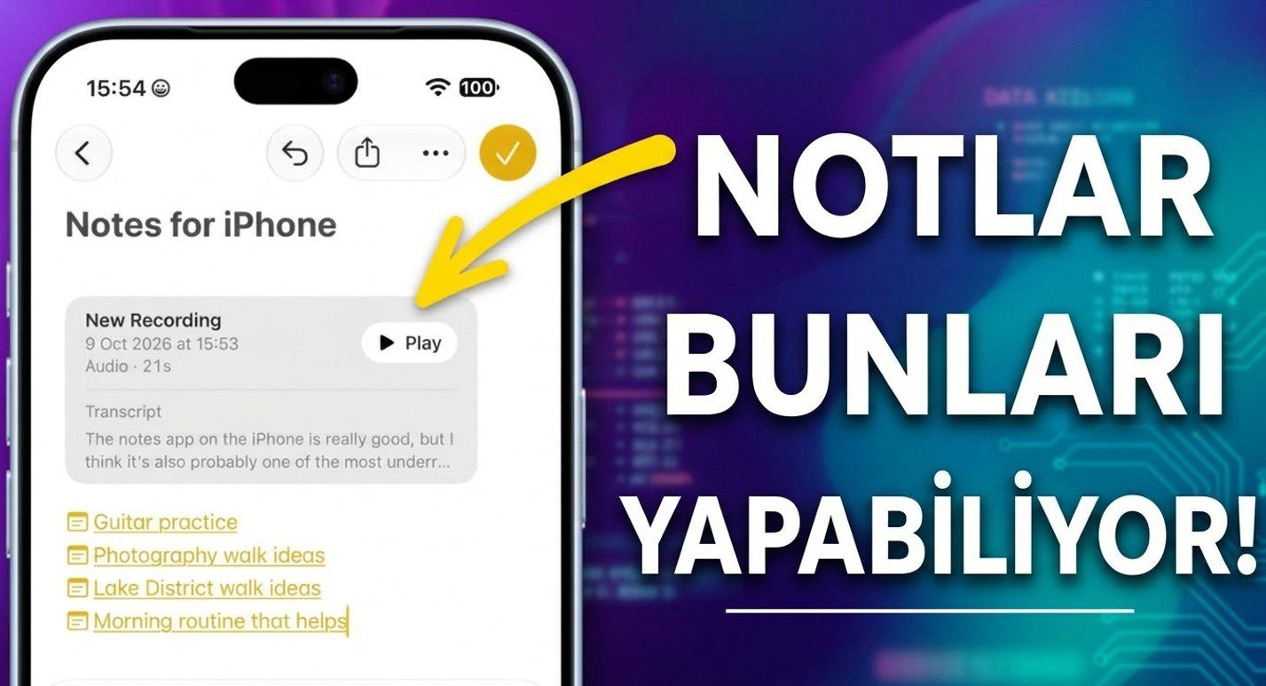 Apple Notes'un Bilinmeyen Gücü Ortaya Çıktı: İşte Verimliliği Artıran 8 Gizli Özellik