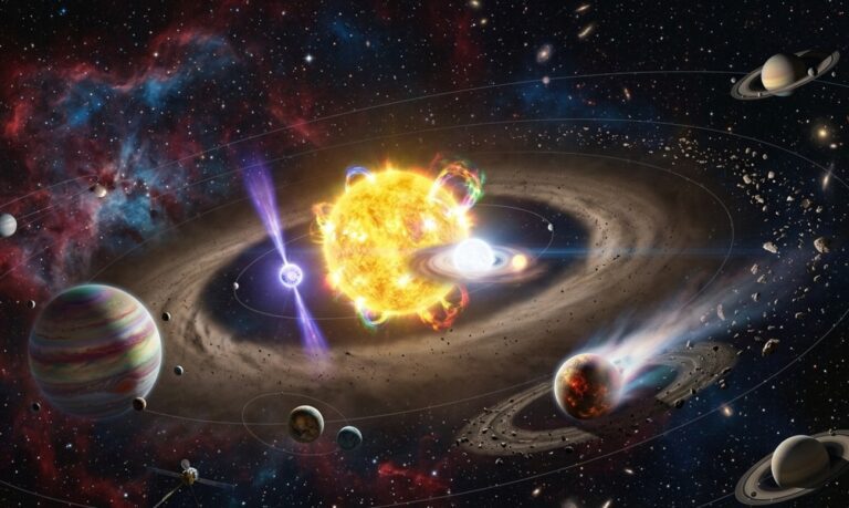 Astronomlar İlk Kez Gözlemledi: Bir Yıldız Komşusunu Yavaşça Yok Ediyor