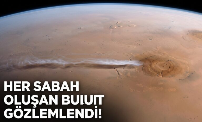 Mars'ın En Garip Bulutu Bilim İnsanlarını Şaşırttı: Arsia Mons Üzerinde Yeni Bir Gizem Ortaya Çıktı