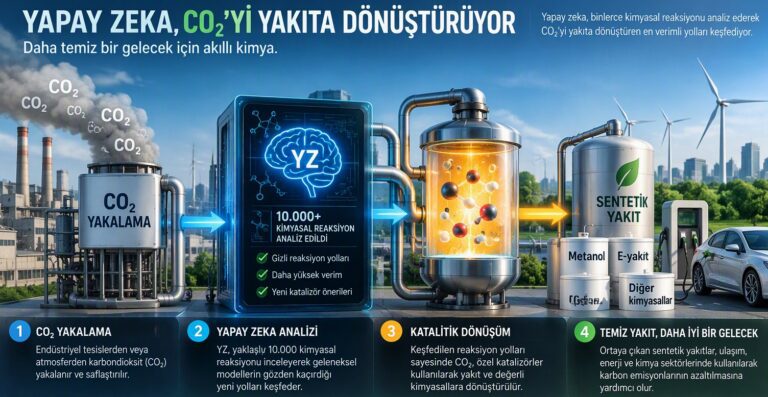 Yapay Zeka CO₂'yi Yakıta Dönüştürmenin Gizli Yolunu Buldu: Temiz Enerjide Yeni Dönem Başlayabilir