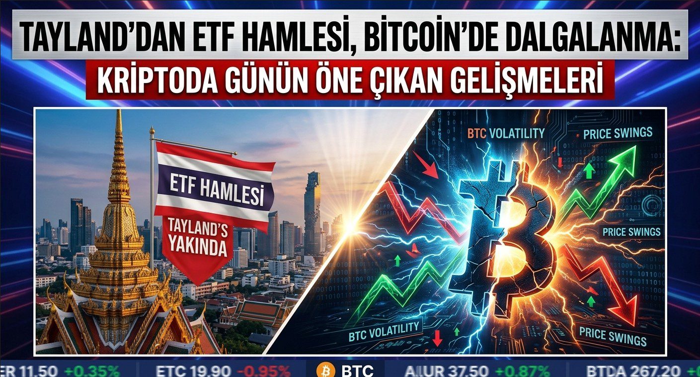 Tayland'dan ETF Hamlesi, Bitcoin'de Dalgalanma: Kriptoda Günün Öne Çıkan Gelişmeleri