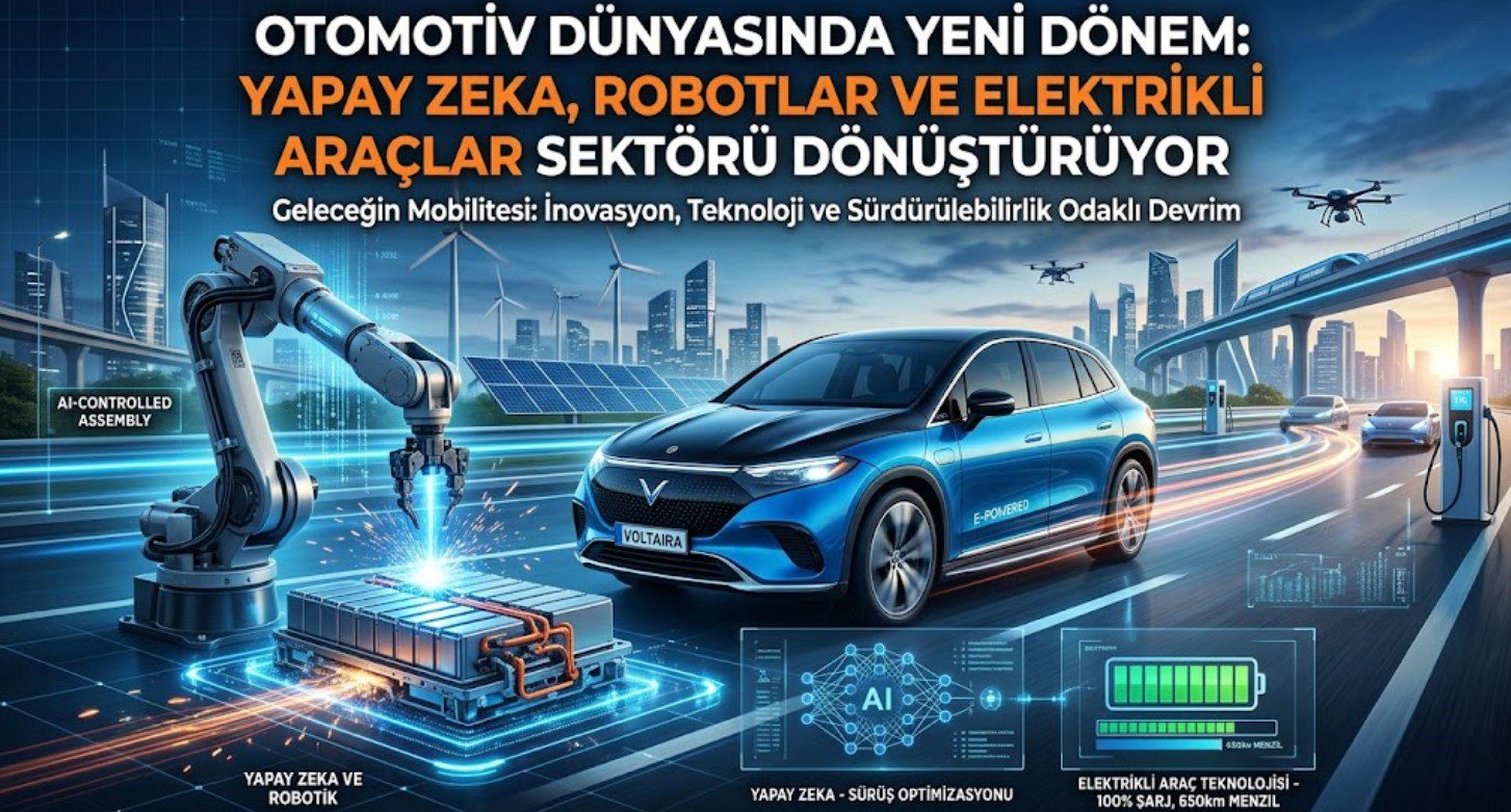 Otomotiv Dünyasında Yeni Dönem: Yapay Zeka, Robotlar ve Elektrikli Araçlar Sektörü Dönüştürüyor